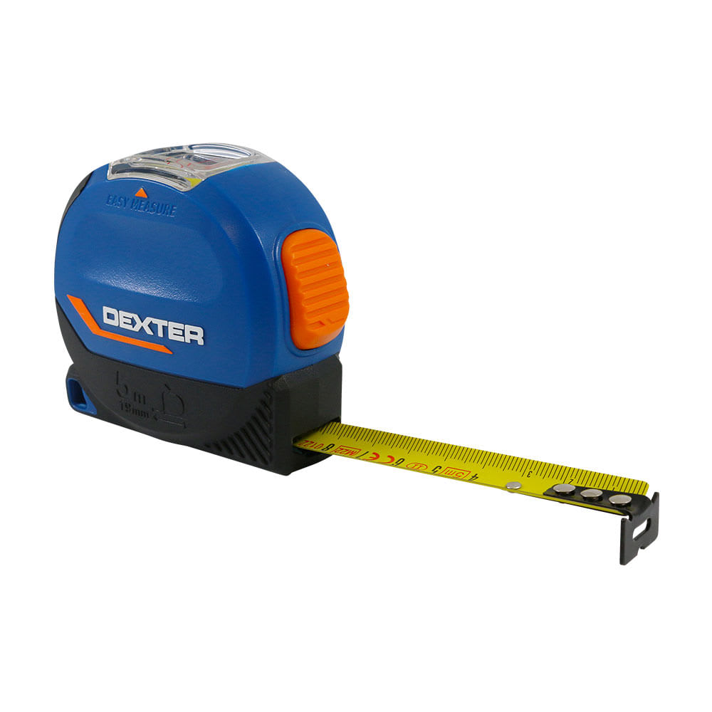 WINCHA C/VENTANA DE LECTURA 5M X 19MM DEXTER