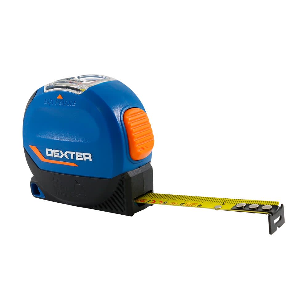 WINCHA C/VENTANA DE LECTURA 3M X 16MM DEXTER