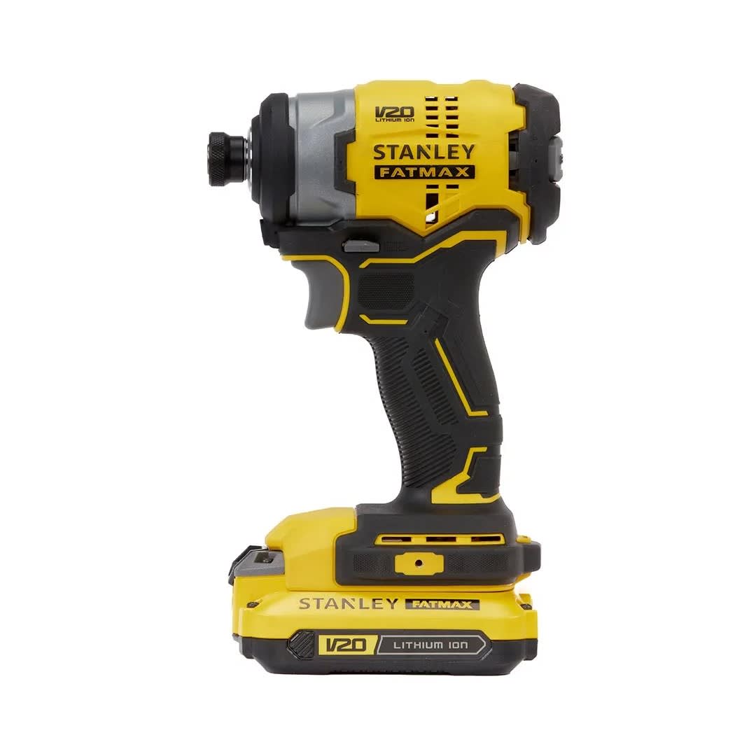 TALADRO PERCUTOR 1/2'' 20V + ATORNILLADOR DE IMPACTO 1/4'' 20V SBDI465D2T STANLEY1