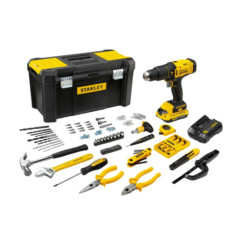 TALADRO PERCUTOR 1/2'' 20V FATMAX + 119 ACCESORIOS SCD711C1H STANLEY