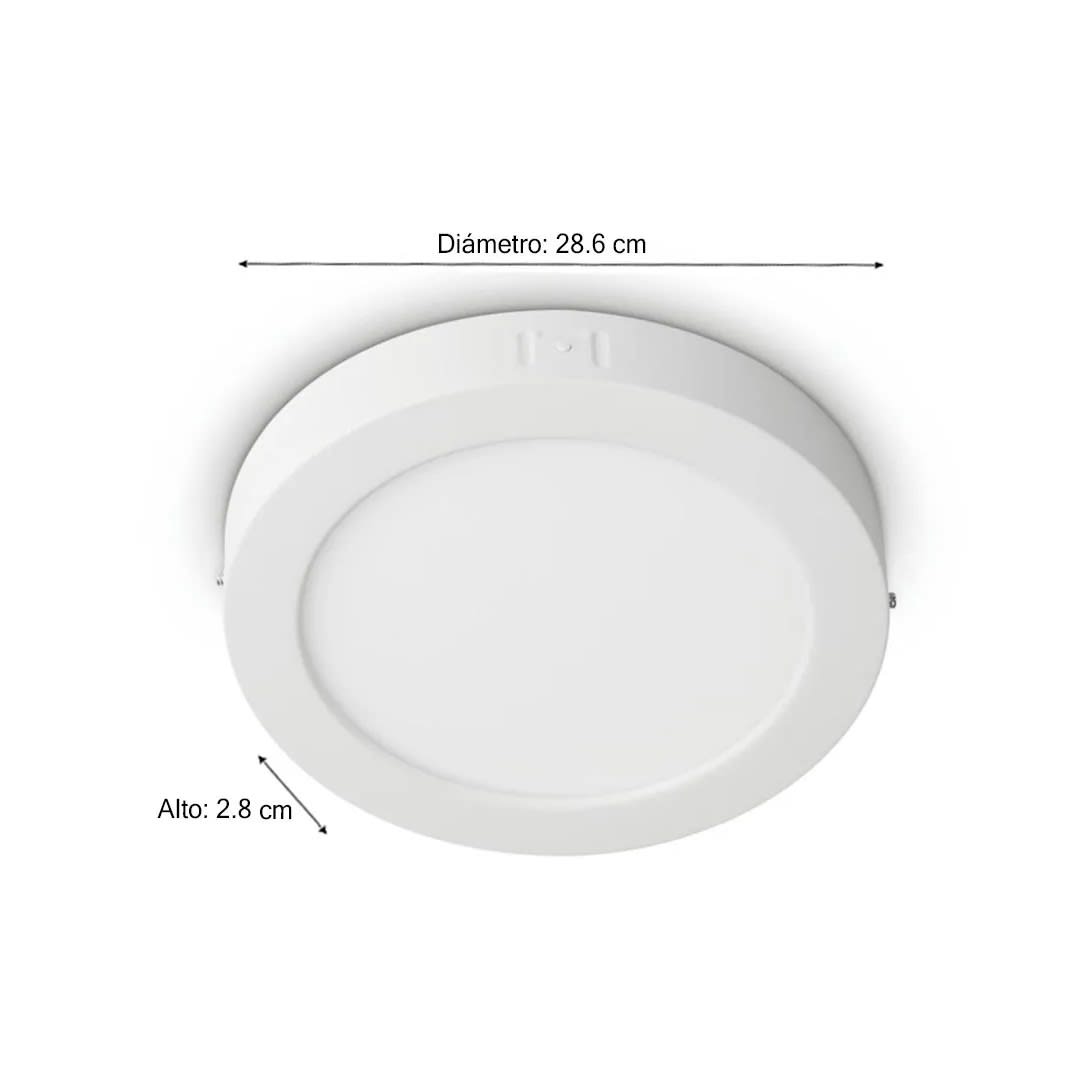 DOWNLIGHT LED REDONDO 24W MODELO DL252 LUZ FRIA PHILIPS3