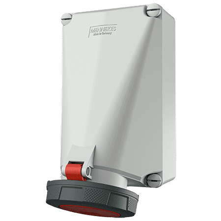 TOMA VISIBLE 125AMP 3P+N+T 415V ROJO 6H IP67 MENNEKES