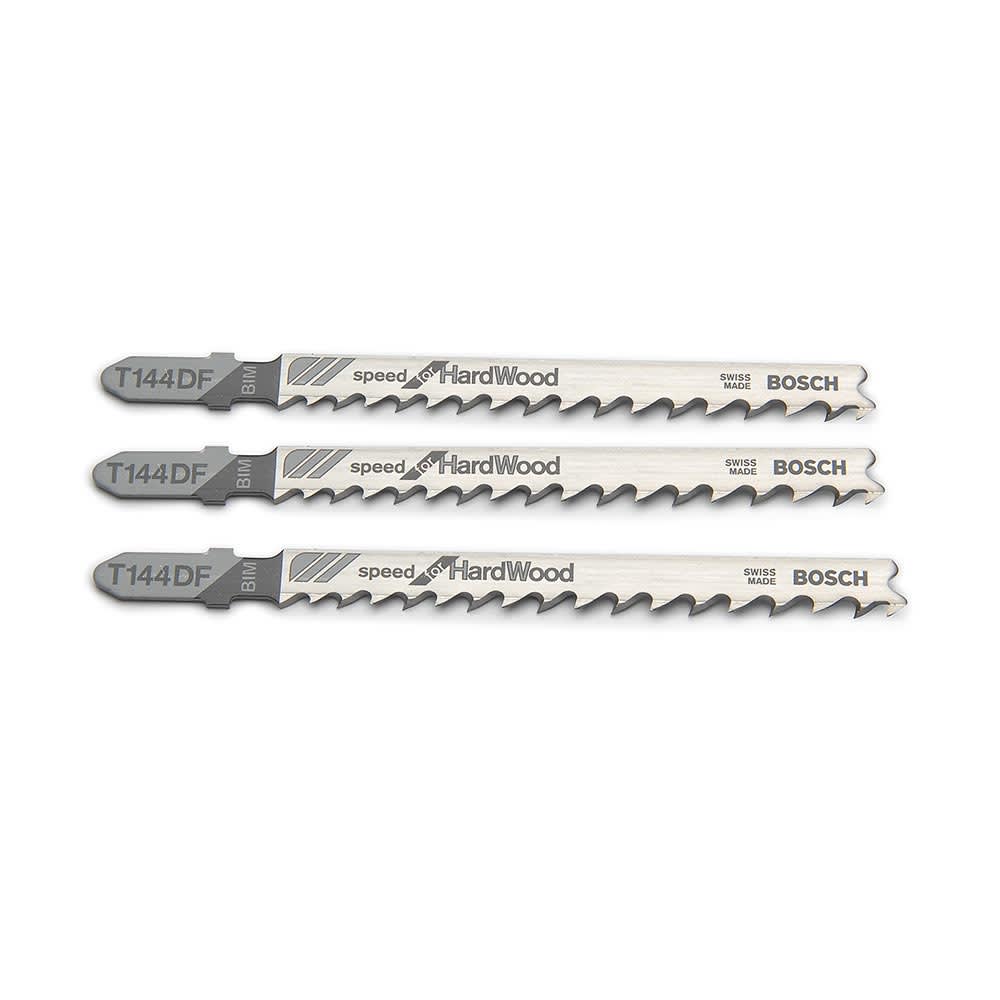 HOJA DE SIERRA CALADORA PARA MADERA GRUESA T144DF X3 UNIDADES BOSCH1