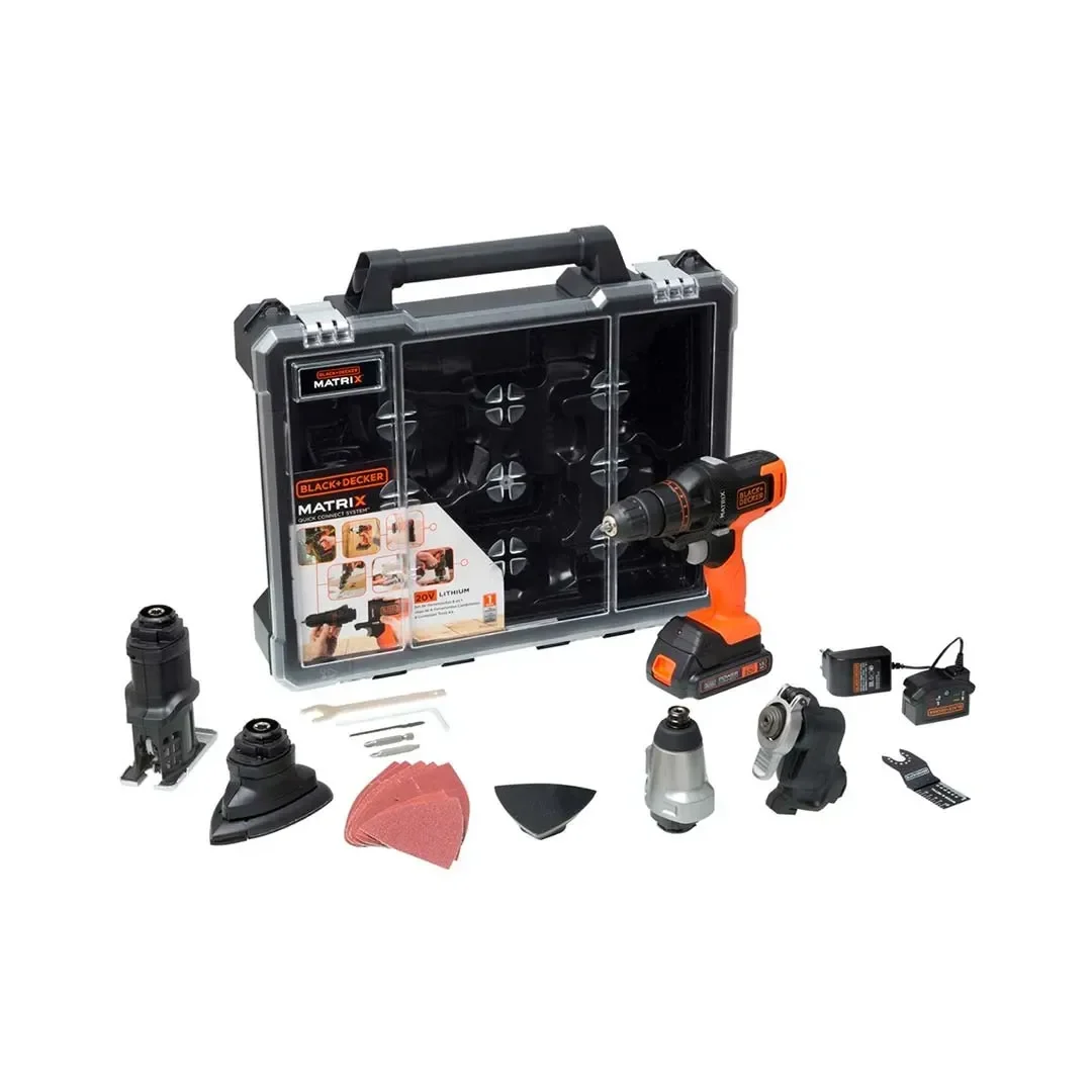 TALADRO ATORNILLADOR 20V 6EN1 MATRIX MTX20K6A BLACK & DECKER