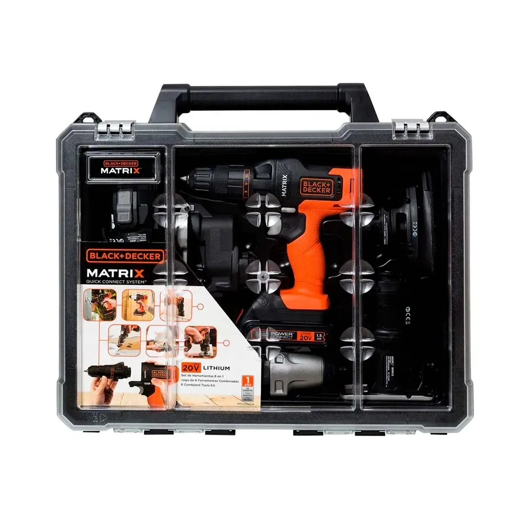 TALADRO ATORNILLADOR 20V 6EN1 MATRIX MTX20K6A BLACK & DECKER11