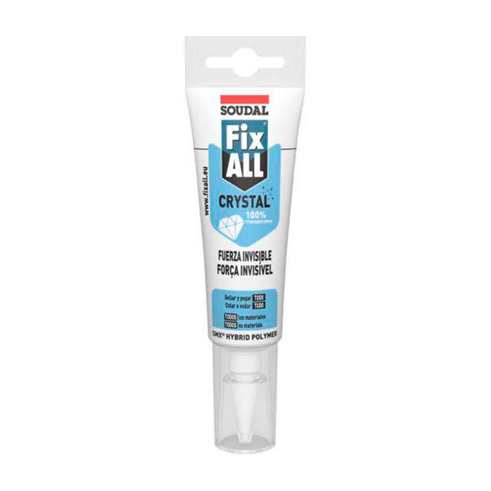 ADHESIVO FIX ALL CRYSTALX125ML SOUDAL