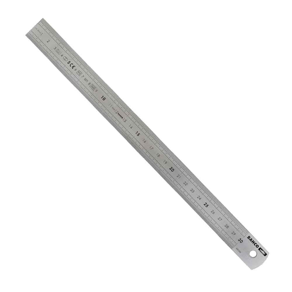 REGLA DE ACERO INOXIDABLE MODELO SR600MM PLATA DE 60 CM BAHCO