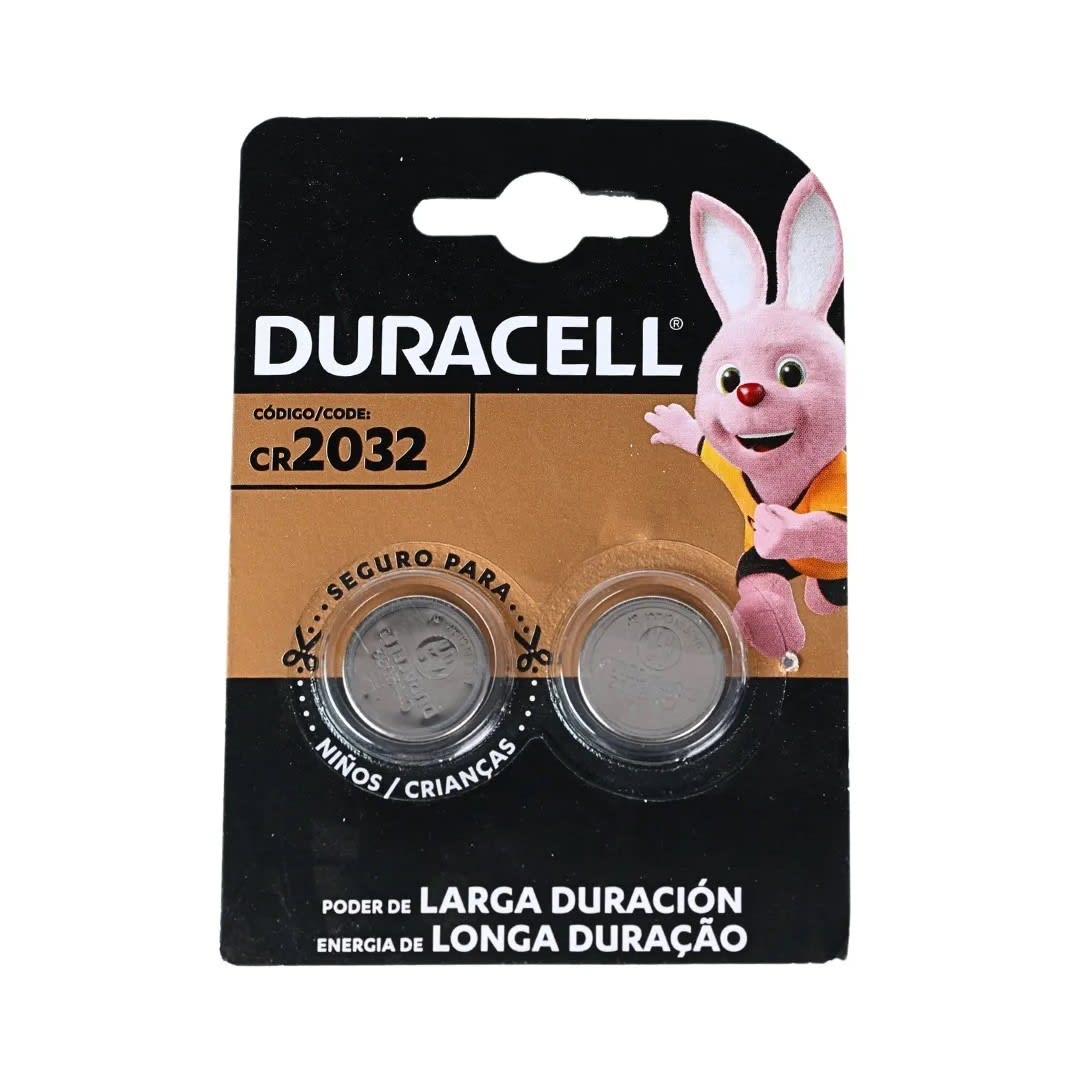PILAS BOTON LITIO 2032 BABY SECURE X2 DURACELL2