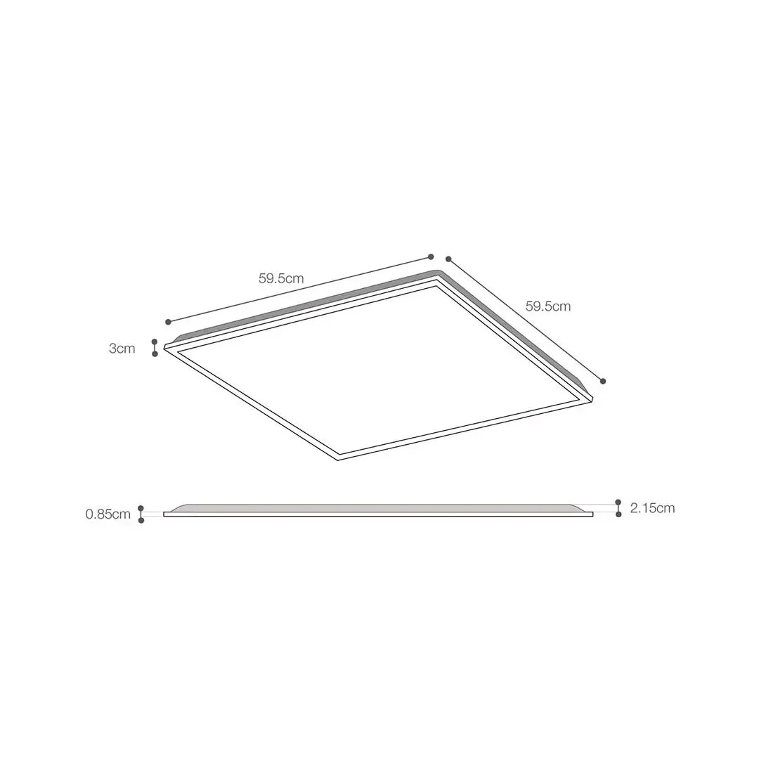 PANEL LED PRO 36W P/EMP BACKLIT 65K 4000LM IP40 LIGHTECH3