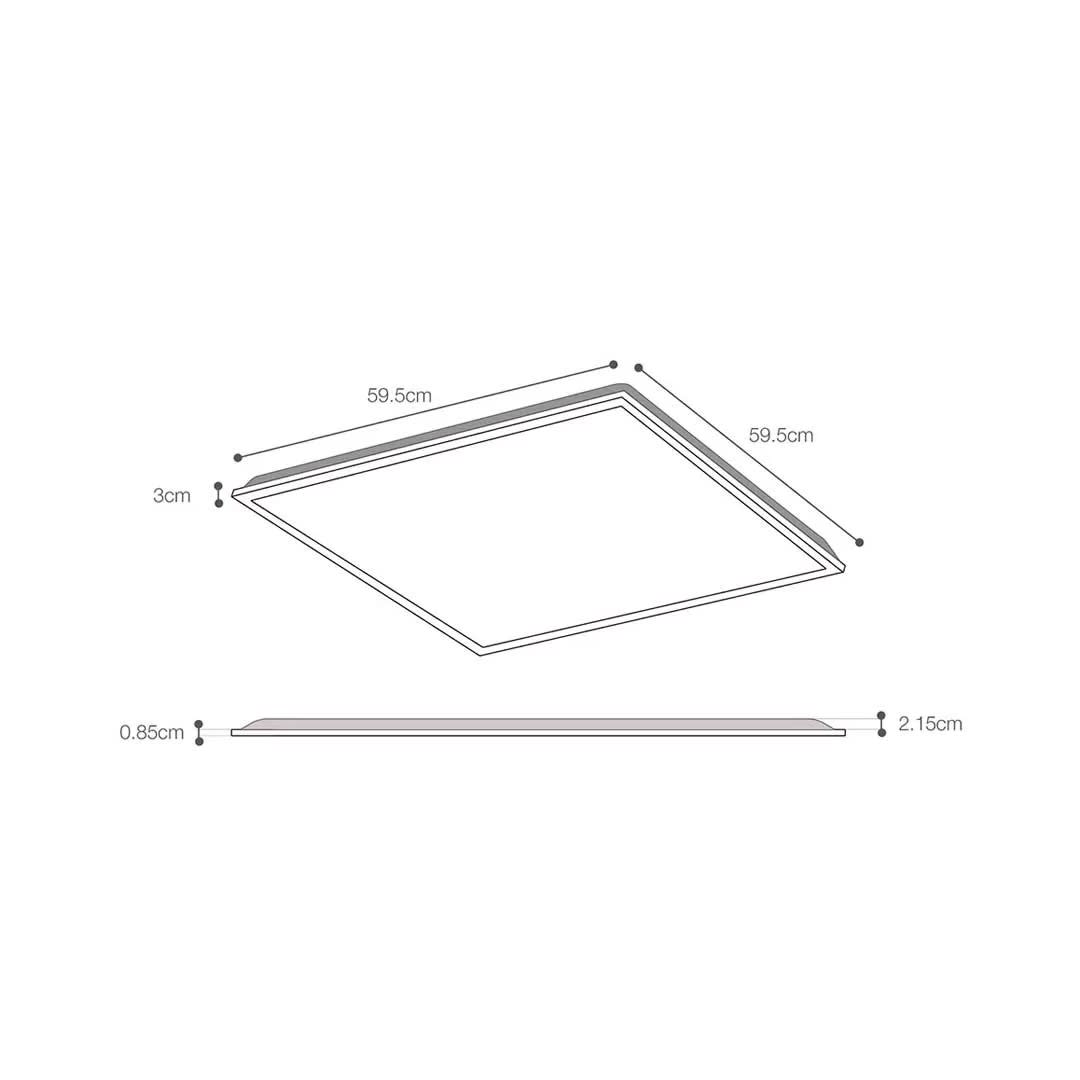 PANEL LED PRO 36W P/EMP BACKLIT 40K 4000LM IP40 LIGHTECH1