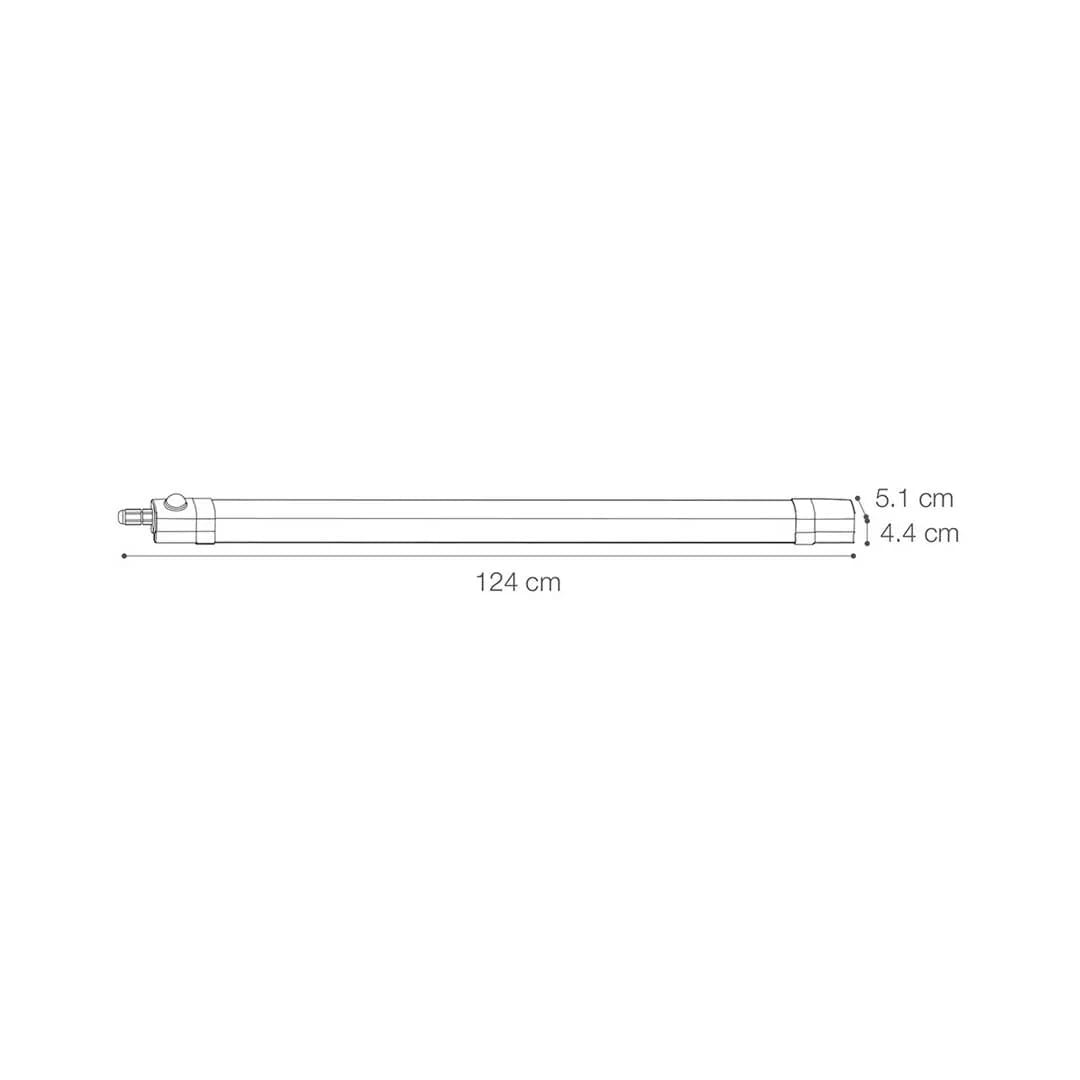 HERMETICO LED PRO 36W 40K CON SENSOR 4320LM IP65 LIGHTECH1