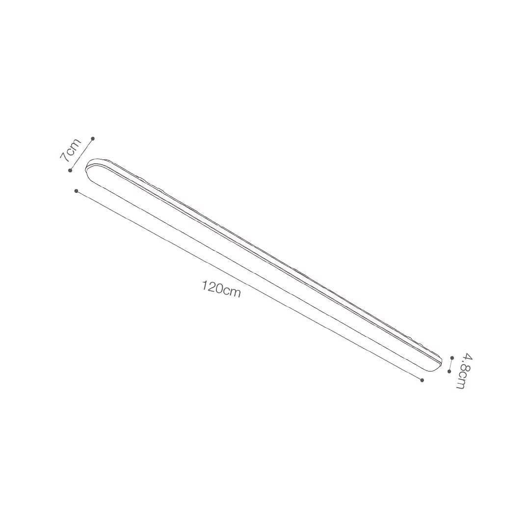 HERMETICO LED PRO 40W 65K IP65 4800LM LIGHTECH1