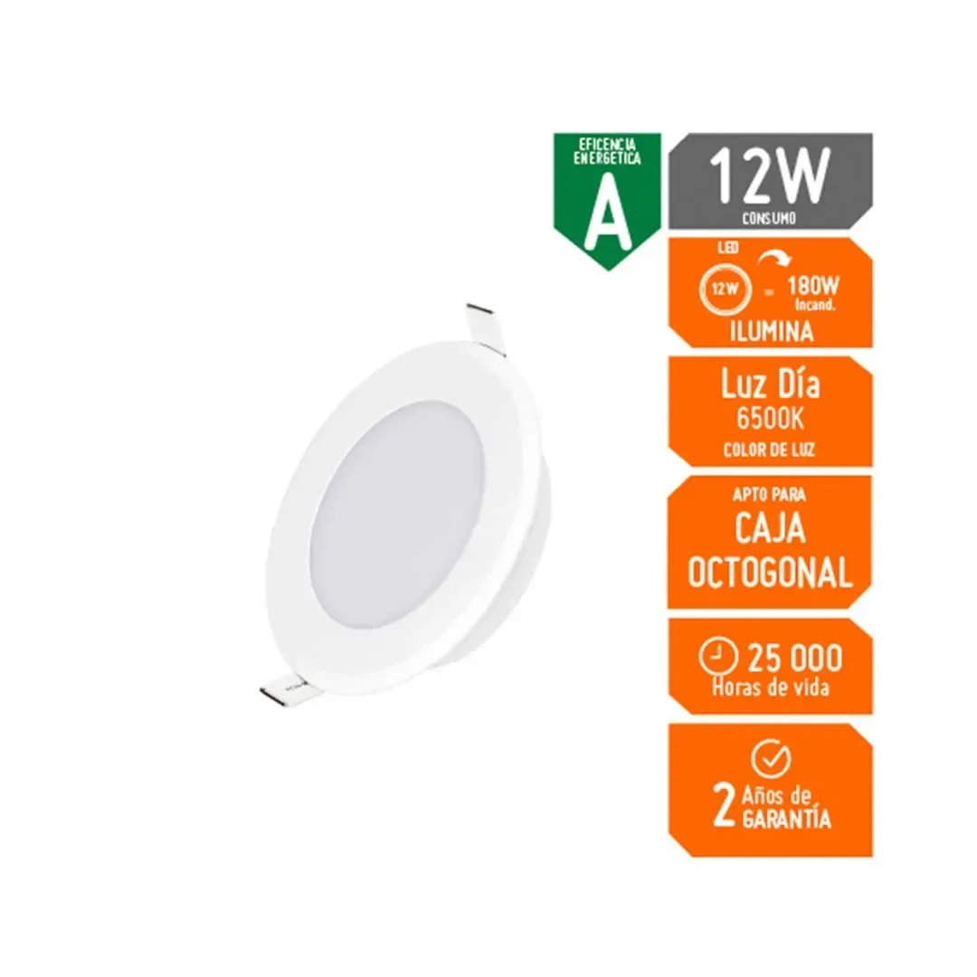 SPOT LED 12W P/CAJA OCTOGONAL LD GZ LIGTHING5