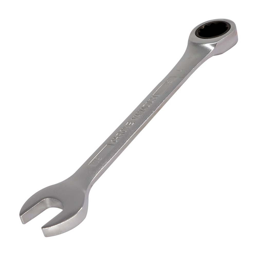 LLAVE COMBINADA CON RATCHET 19MM CROMADA DE ACERO DEXTER
