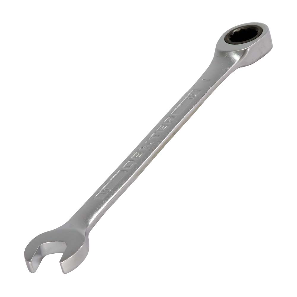 LLAVE COMBINADA CON RATCHET 10M DEXTER