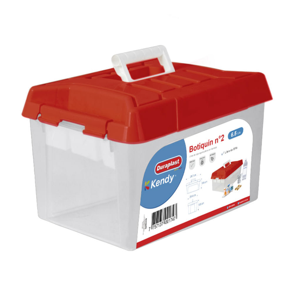 BOTIQUIN N2 6 LITROS DURAPLAST
