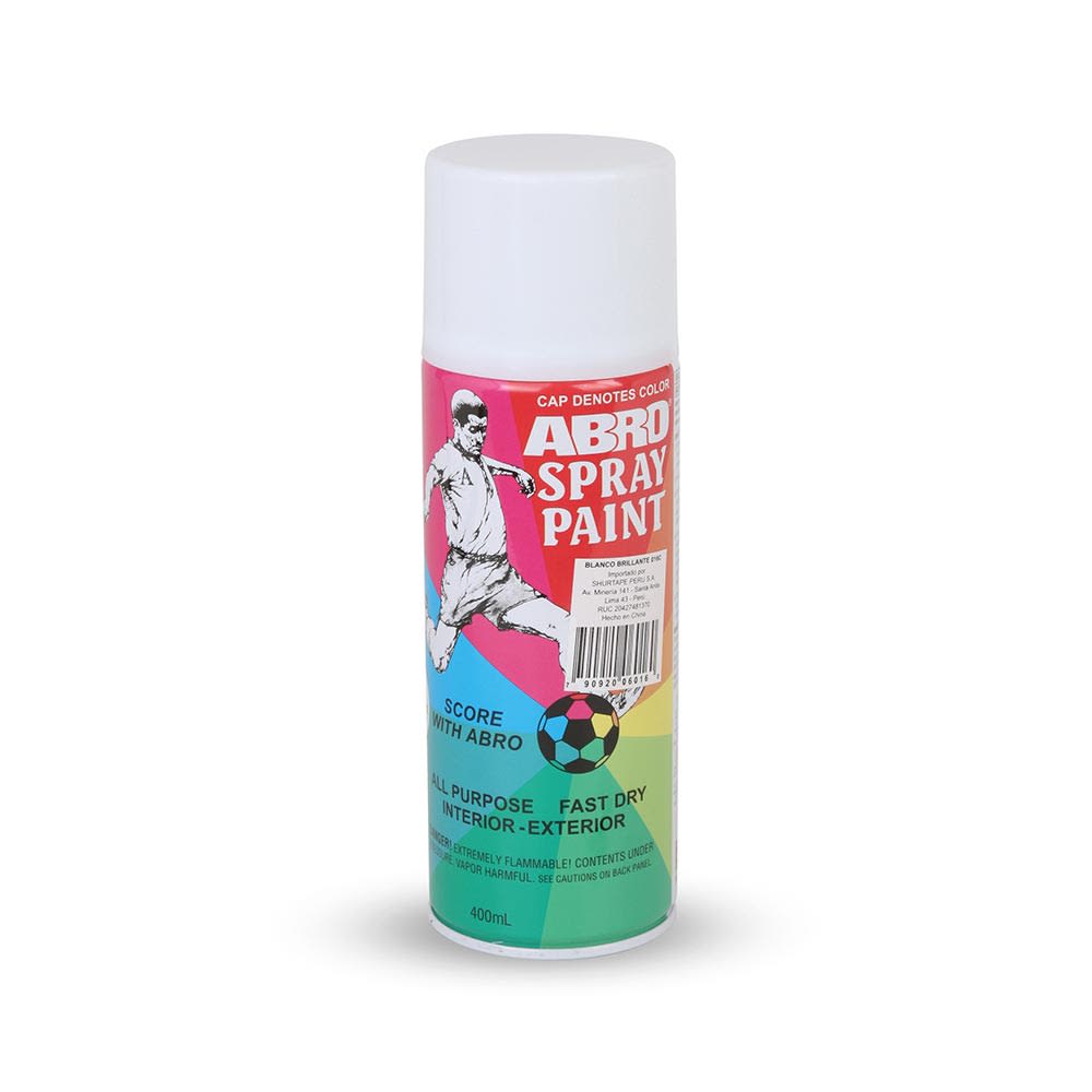 SPRAY BLANCO BRILLANTE ABRO1