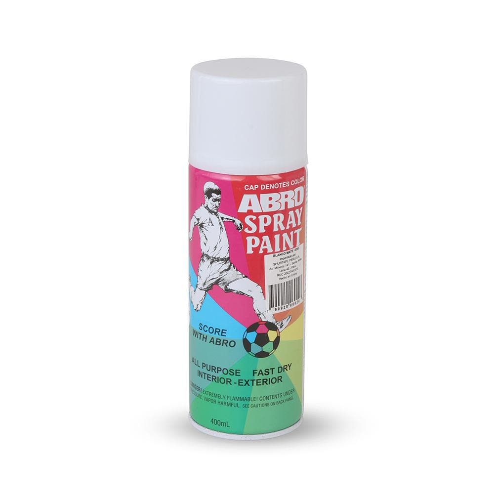 SPRAY MATE BLANCO 400 ML ABRO