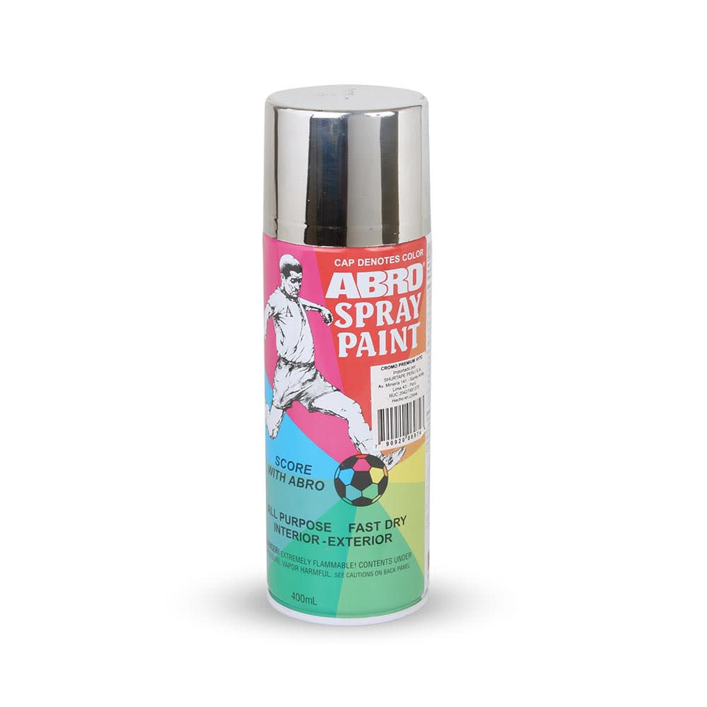 SPRAY METALICOS PREMIUM CROMO ABRO