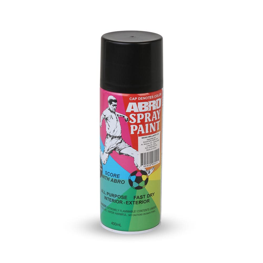 SPRAY NEGRO BRILLANTE ABRO