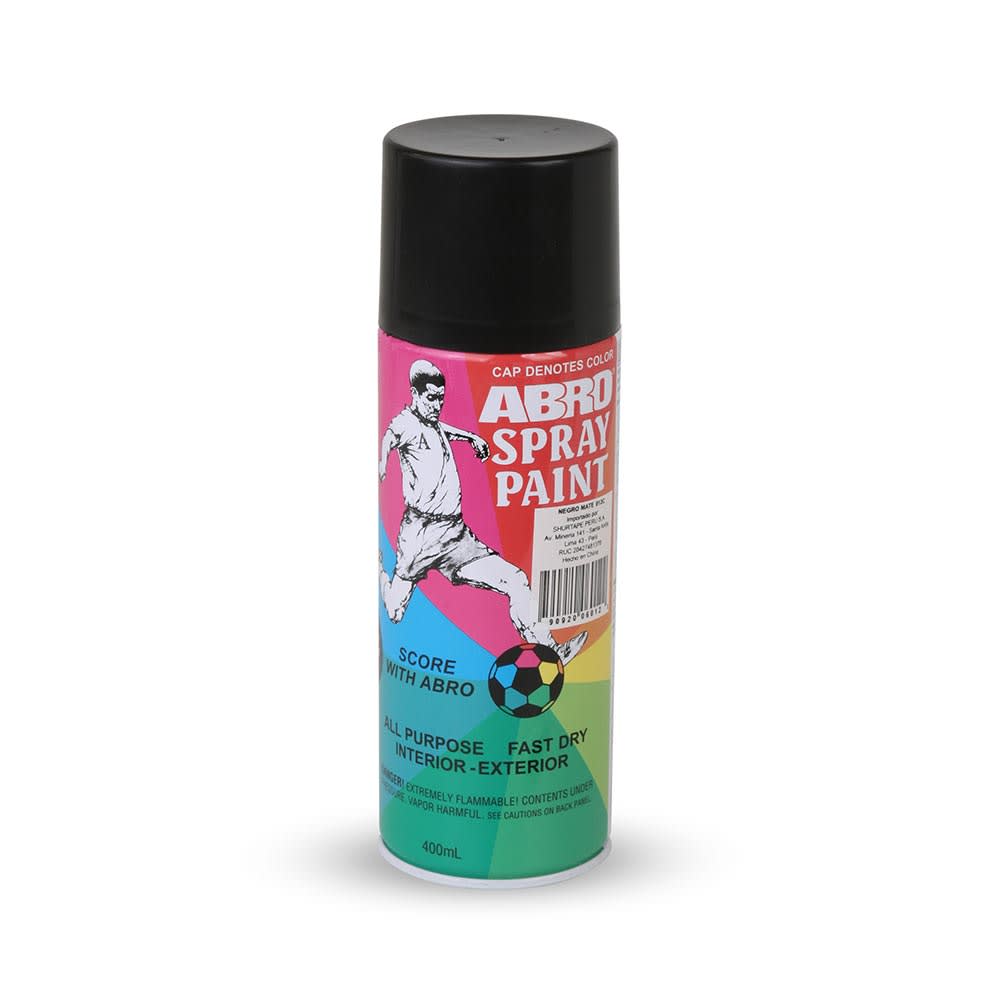 SPRAY MATE NEGRO 400 ML ABRO