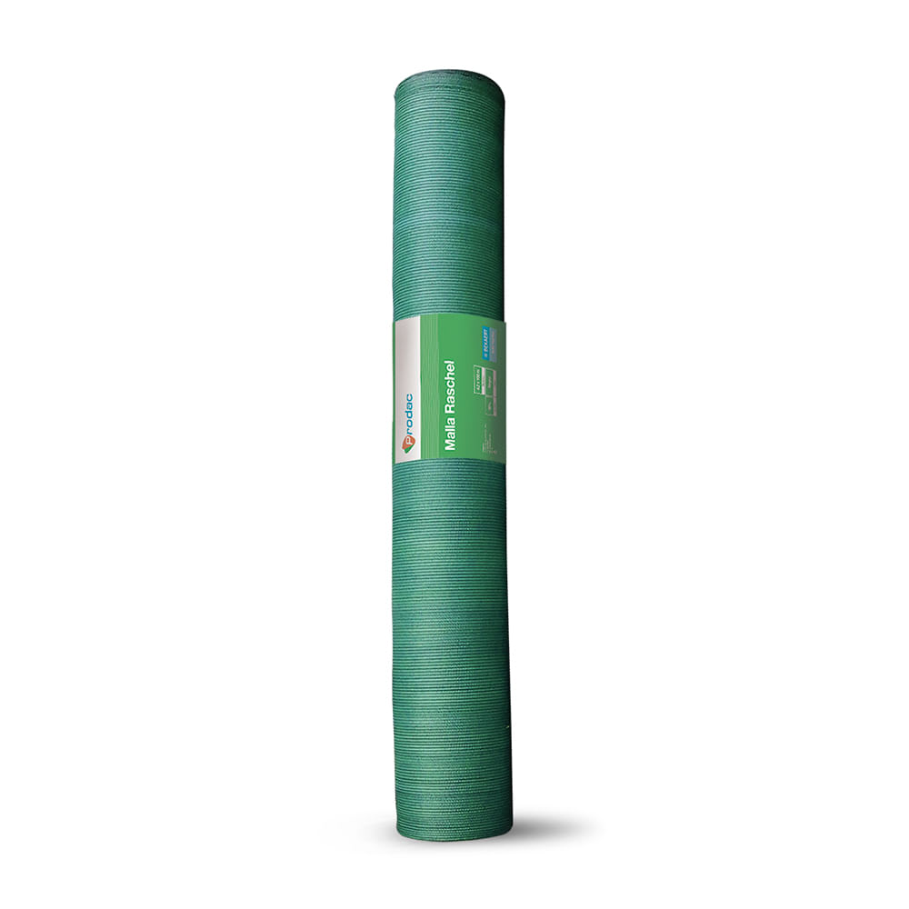 MALLA RASCHEL 90% 4.2X100 VERDE - VENTA POR METRO LINEAL PRODAC