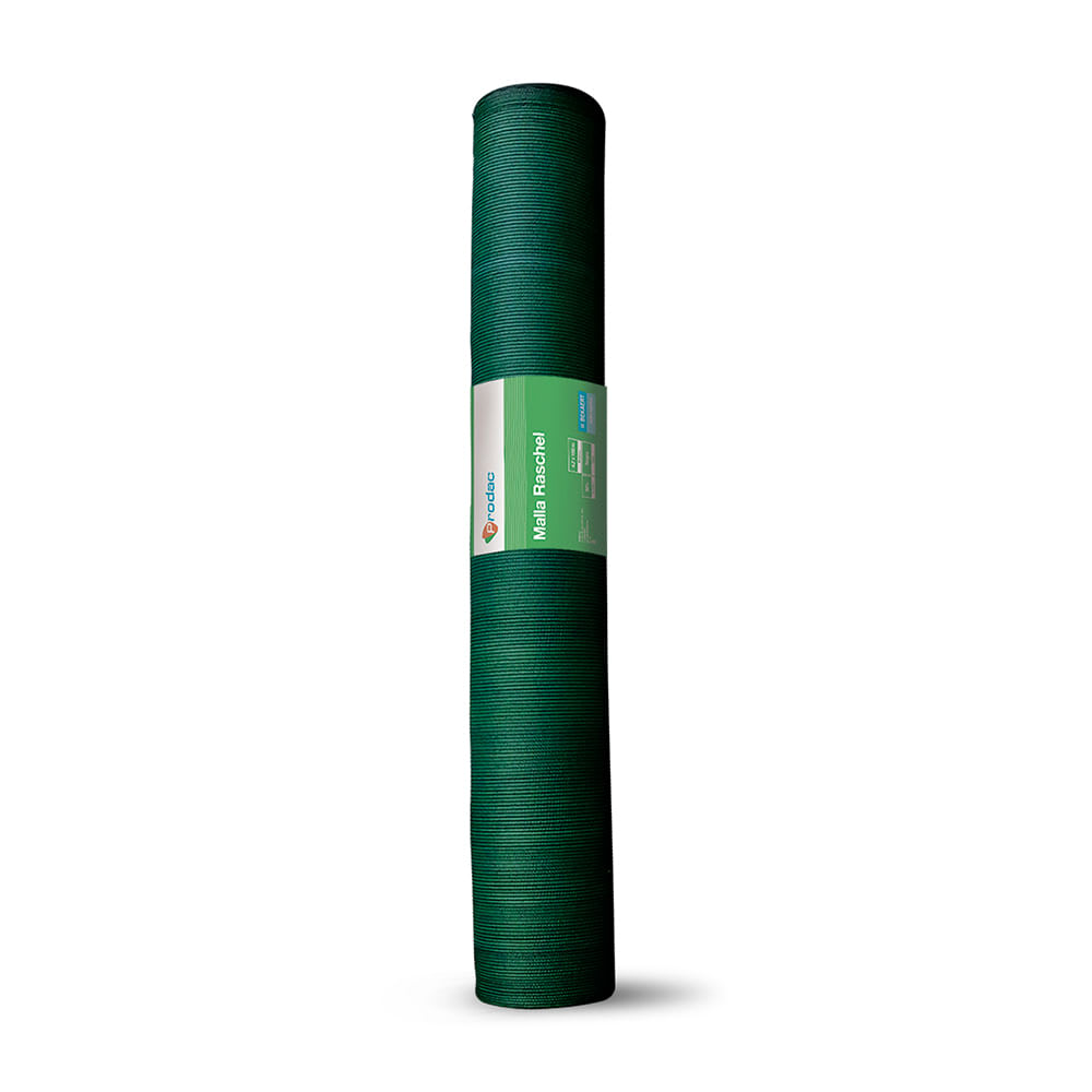 MALLA RASCHEL DE POLIETILENO 50% NEGRO/VERDE PRODAC