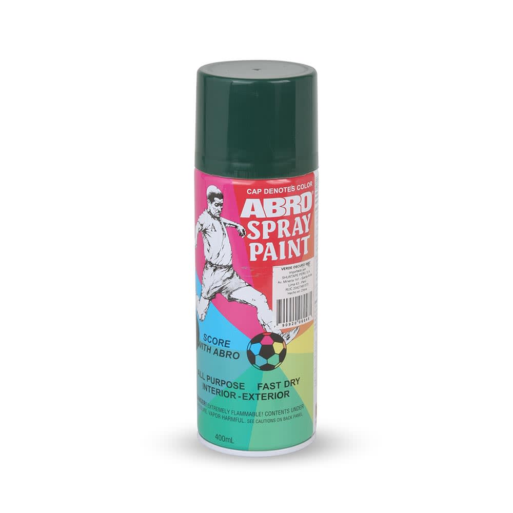 SPRAY VERDE OSCURO DE 400 ML ABRO