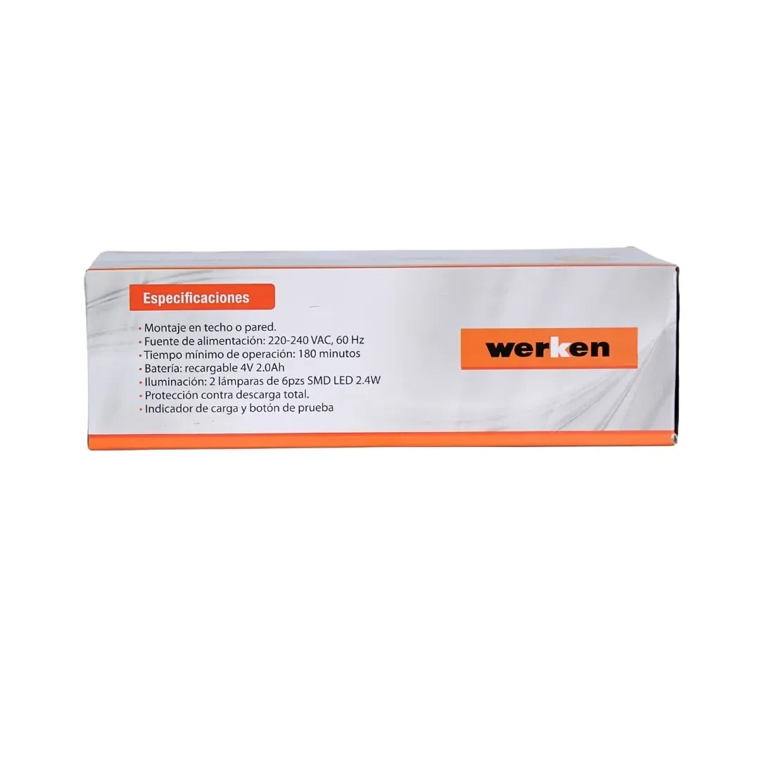 LAMPARA DE EMERGENCIA CK-7012 WERKEN8