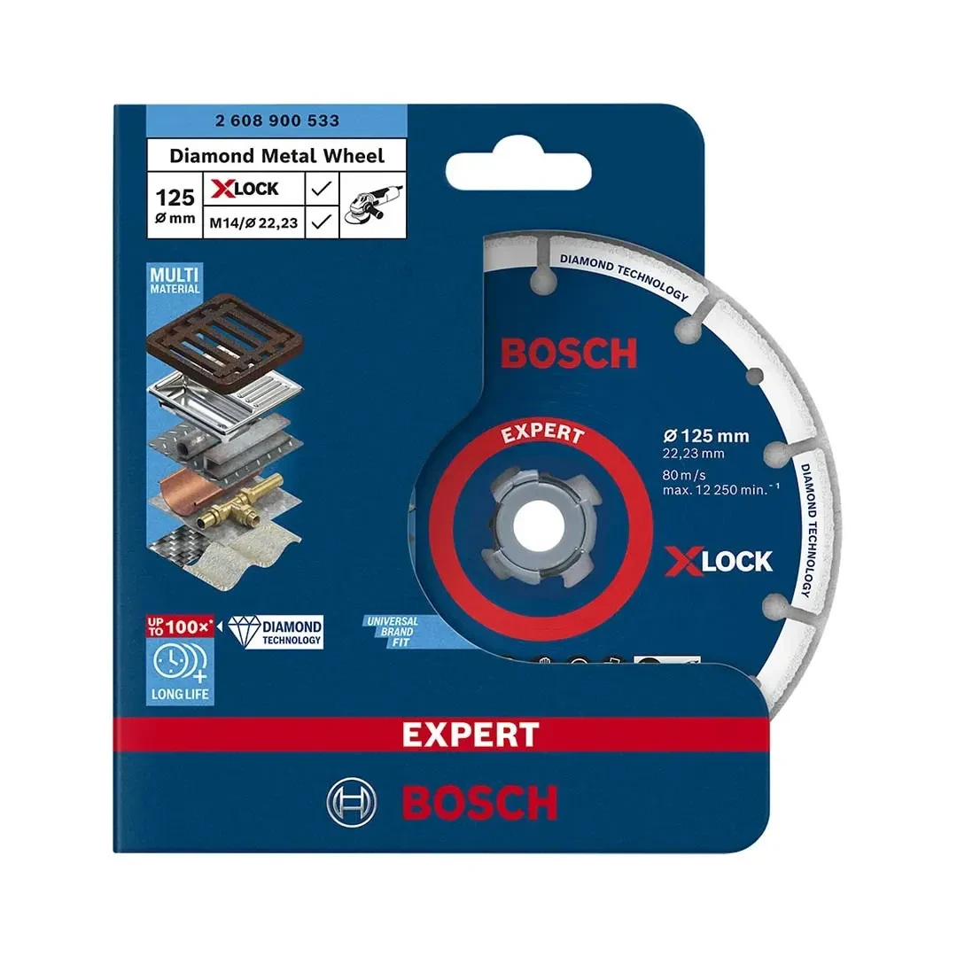 DISCO DIAMANTADO XLOCK PARA METAL 125X22.23MM BOSCH5