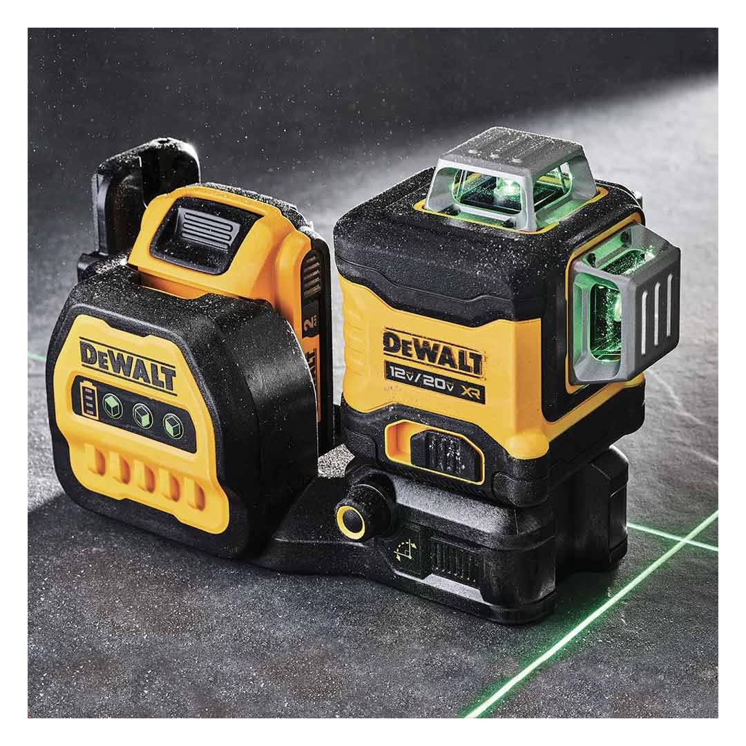 NIVEL LASER 3 LINEAS 360° VERDE 20V DCLE34030GB DEWALT5