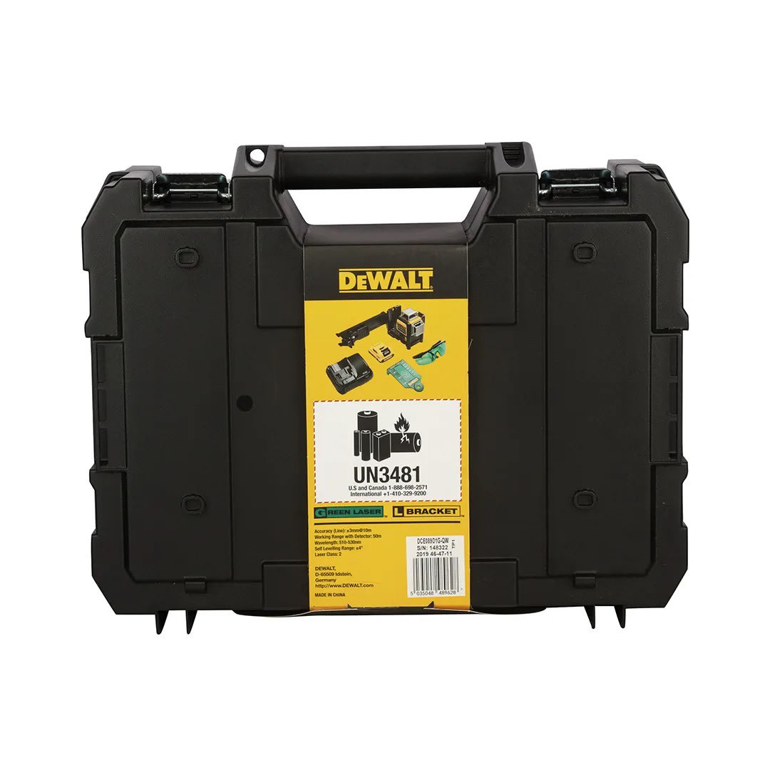 NIVEL LASER 3 LINEAS 360° VERDE 12V DCE089D1G DEWALT2
