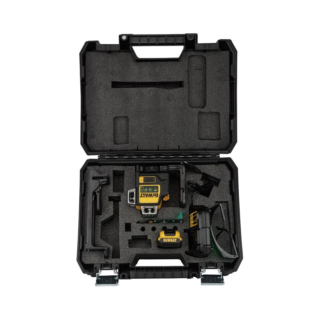 NIVEL LASER 3 LINEAS 360° VERDE DCE089D1GQW9