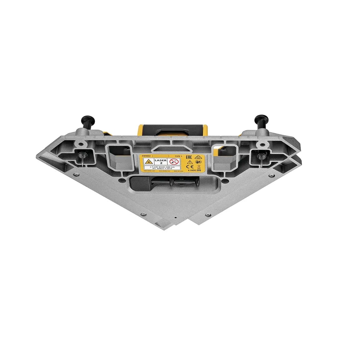 NIVEL LASER ESCUADRA DW0802 ABS NEGRO2