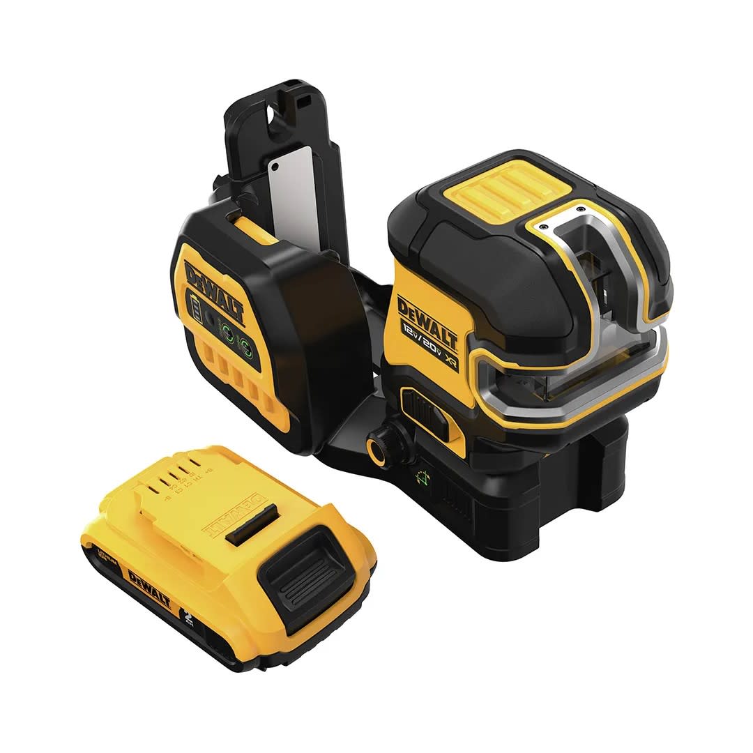 NIVEL LASER MODELO DCLE34520GB CON 5 LINEAS Y 2 PUNTOS VERDES8