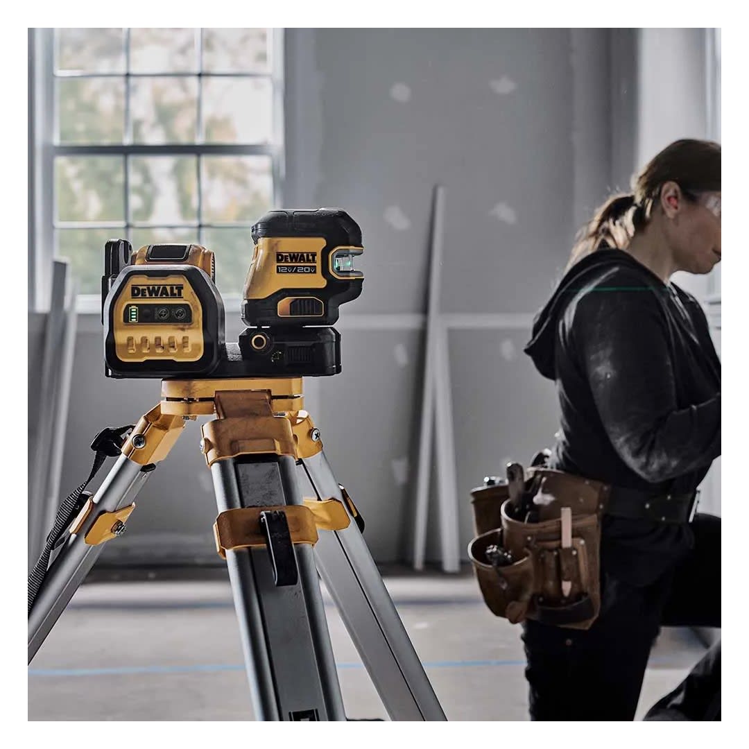 NIVEL LASER COMBINADO 5 LINEAS Y 2 PUNTO VERDE 20V DCLE34520GB DEWALT2