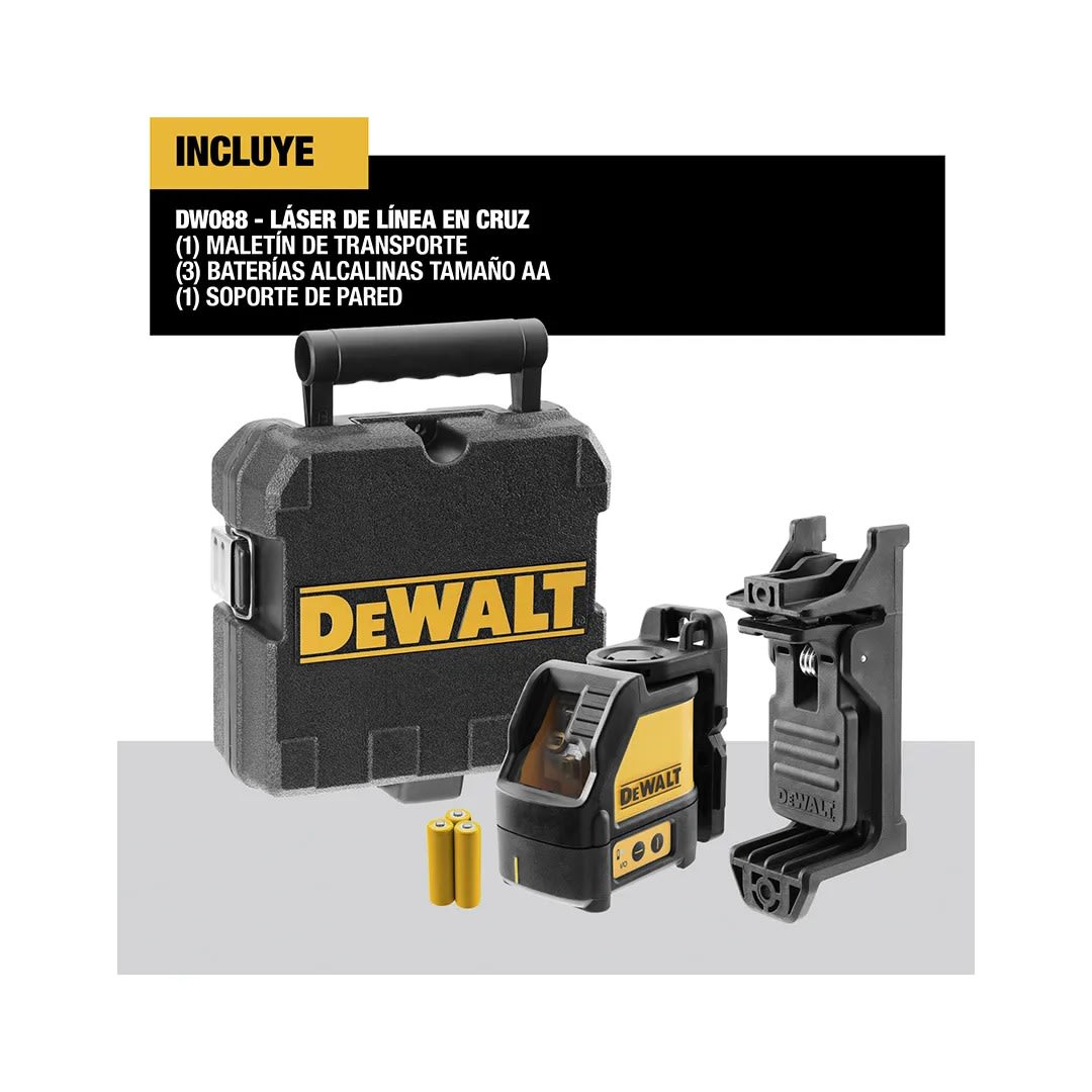 NIVEL LASER LINEAS CRUZADAS VERDE DW088CG DEWALT15