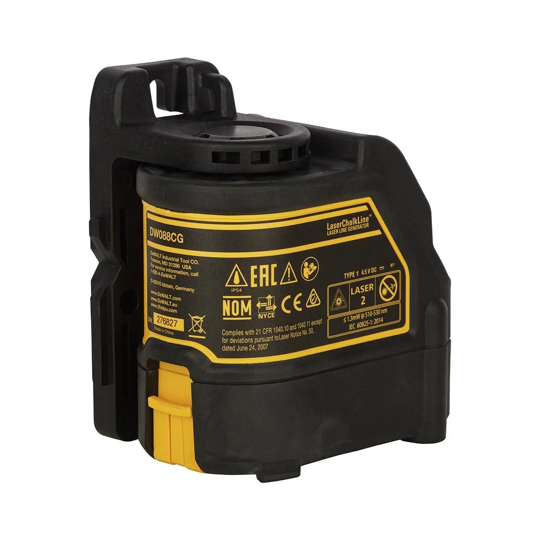 NIVEL LASER LINEAS CRUZADAS VERDE DW088CG DEWALT20