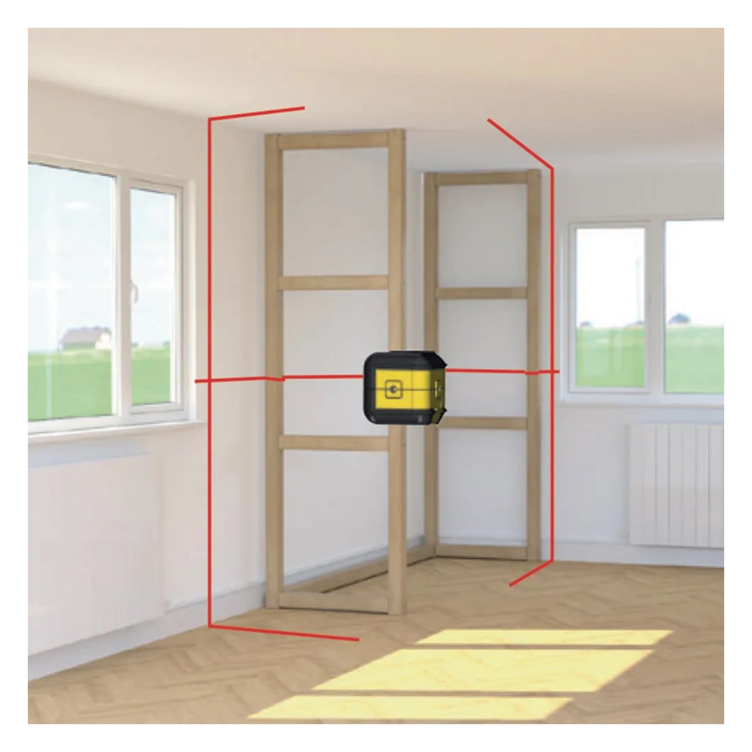 NIVEL LASER LINEAS CRUZADAS + LINEA 90° ROJO CROSS90 STHT77502 STANLEY8
