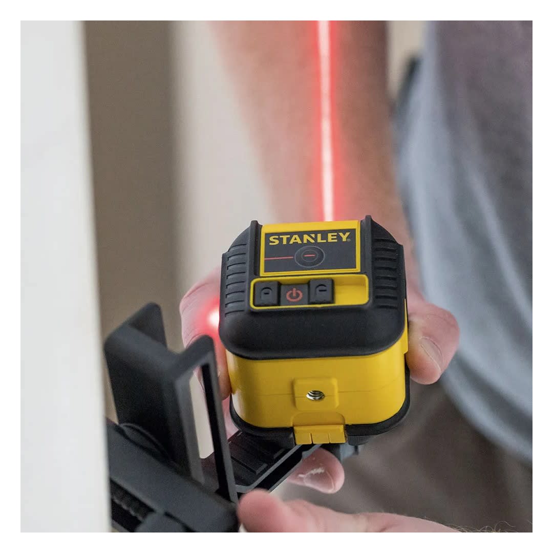NIVEL LASER LINEAS CRUZADAS + LINEA 90° ROJO CROSS90 STHT77502 STANLEY13