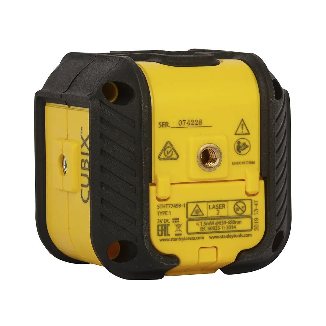 NIVEL LASER LINEAS CRUZADAS ROJO CUBIX STHT77498 STANLEY23