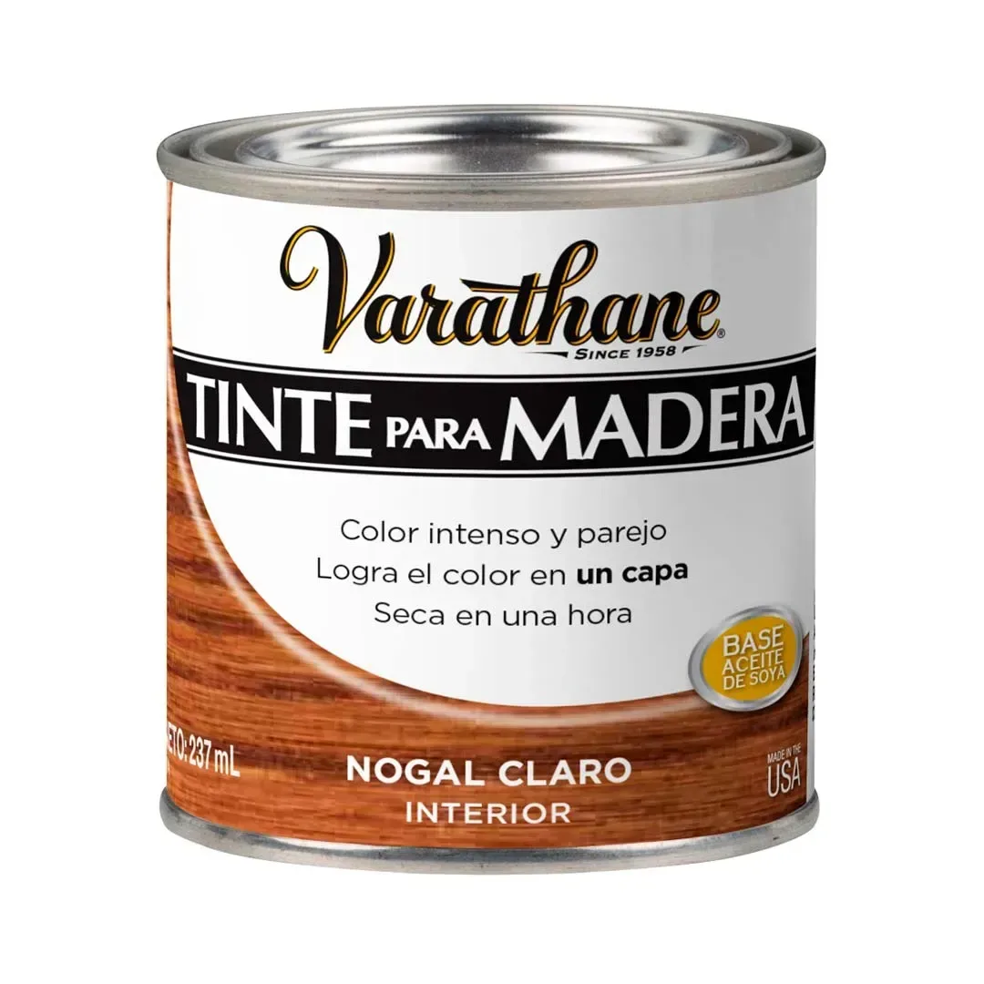 TINTE PARA MADERA VARATHANE NOGAL CLARO 237ML RUST OLEUM