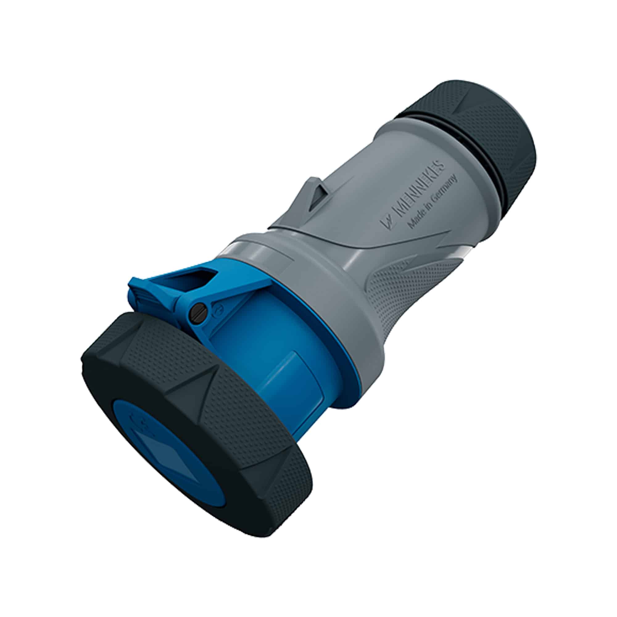 TOMA AEREO 32AMP 2P+T 250V (AZUL) 6H IP67 MENNEKES