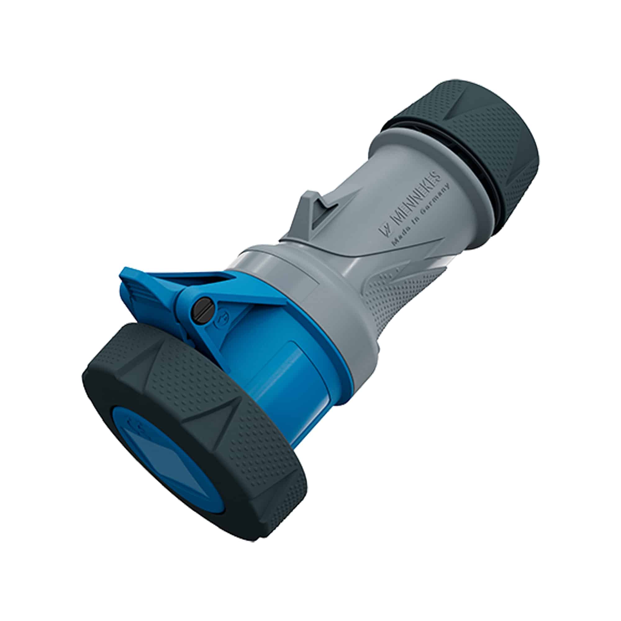 TOMA AEREO 32AMP 3P+T 250V AZUL 9H IP67/IP69 POWERTOP XTRA -REEMPLAZO 555 MENNEKES