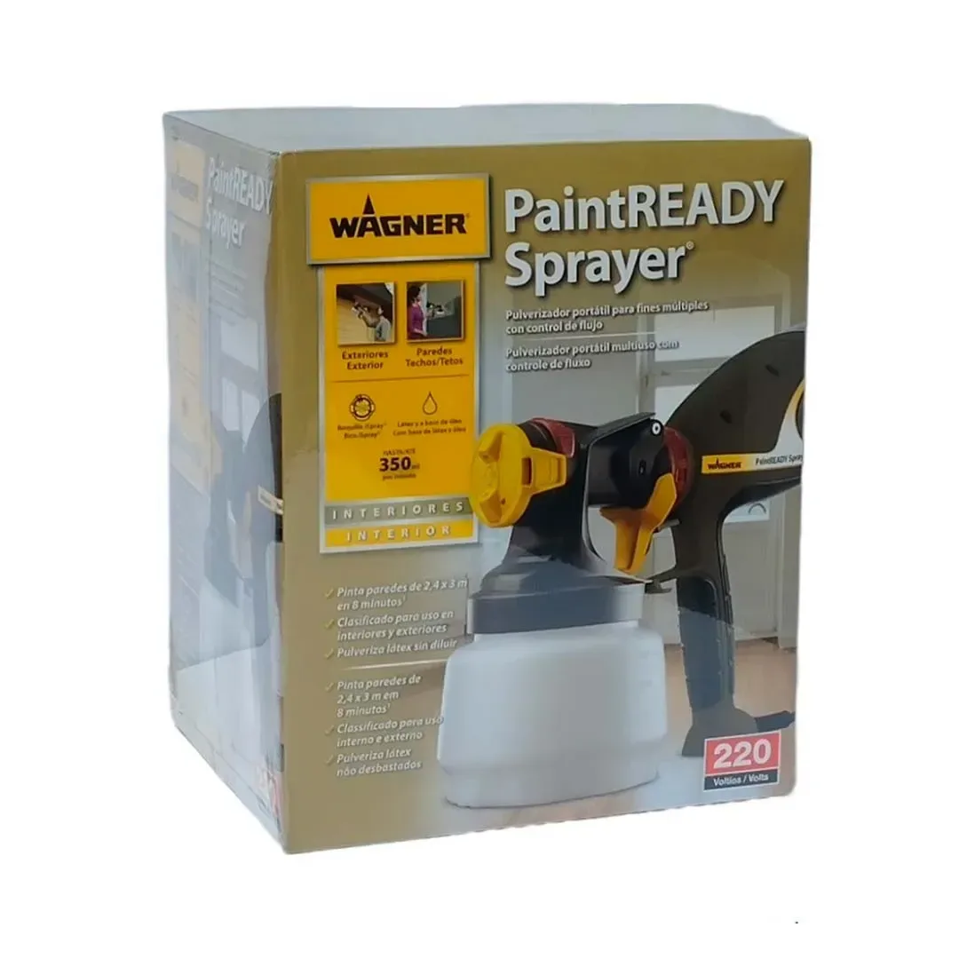 PISTOLA PARA PINTAR SPRAYER 370W 1400ML WAGNER4
