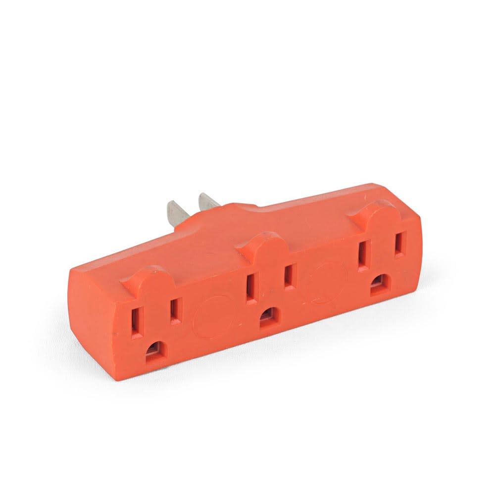 ADAPTADOR CON LINEA A TIERRA 15A LEVITON