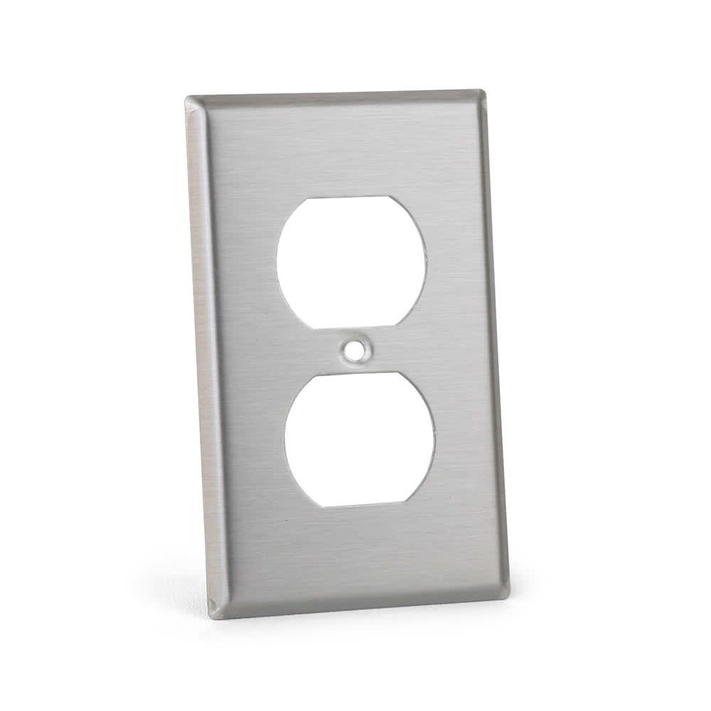 PLACA DOBLE ACERO LEVITON