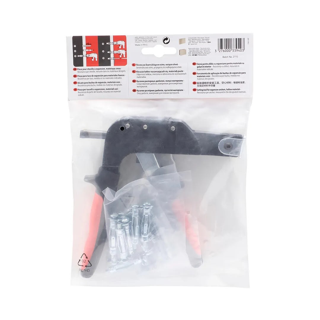 PISTOLA + TORNILLOS + TARUGOS 8X34MM X10 & 8X46MM X10 STANDERS SM1