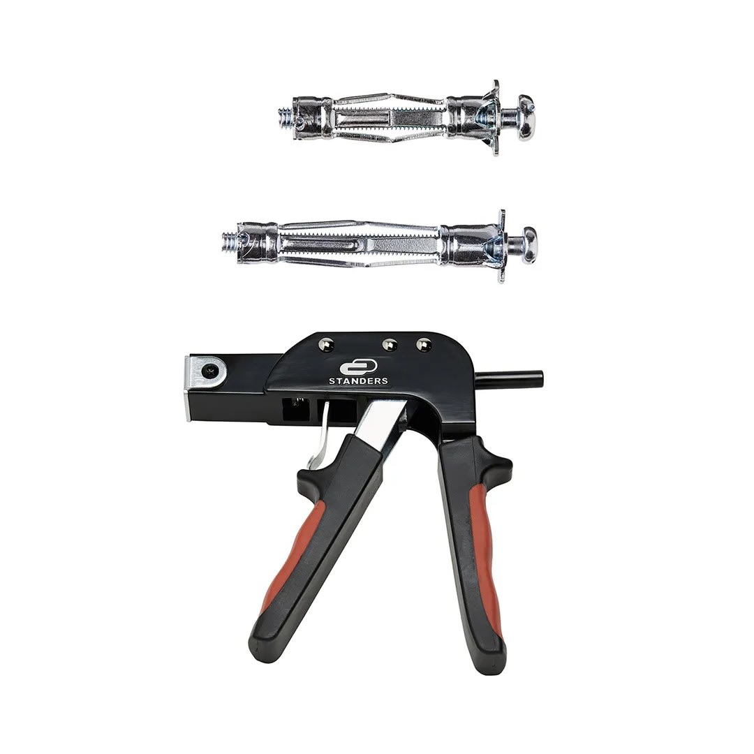 PISTOLA + TORNILLOS + TARUGOS 8X34MM X10 & 8X46MM X10 STANDERS SM9