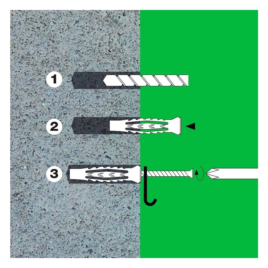 TORNILLO + TARUGO 11X36MM X 20UND STANDERS1